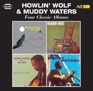 Howlin' Wolf / Muddy Waters - Four Classic Albums in the group Labels /  at Bengans Skivbutik AB (3044139)