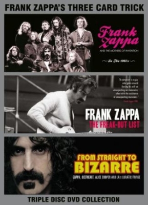 Zappa Frank - Three Card Trick (3 Dvd) Documentar in the group Minishops / Frank Zappa at Bengans Skivbutik AB (3045047)