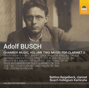 Busch Adolf - Chamber Music, Vol. 2 in the group CD / Klassiskt at Bengans Skivbutik AB (3097086)
