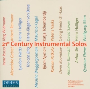 Widmann/Holliger/Bose - 21 Century Solos in the group CD / Klassiskt at Bengans Skivbutik AB (3187168)
