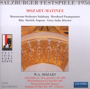 Mozart - Sf Matineen Paumgartner in the group CD / Klassiskt at Bengans Skivbutik AB (3187359)
