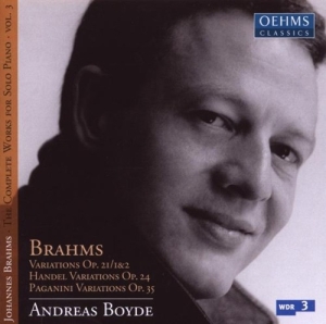 Brahms - Boyde Brahms Vol. 3 in the group Externt_Lager /  at Bengans Skivbutik AB (3187366)