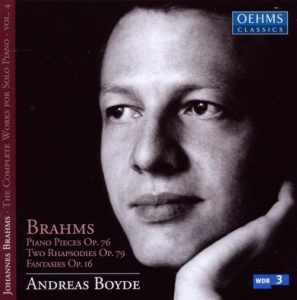 Brahms - A. Boyde Brahms Vol. 4 in the group Externt_Lager /  at Bengans Skivbutik AB (3187417)