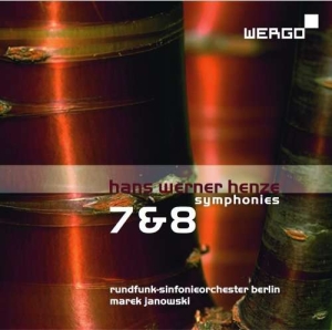Henze Hans Werner - Symphonies Nos. 7 & 8 in the group Externt_Lager /  at Bengans Skivbutik AB (3217631)
