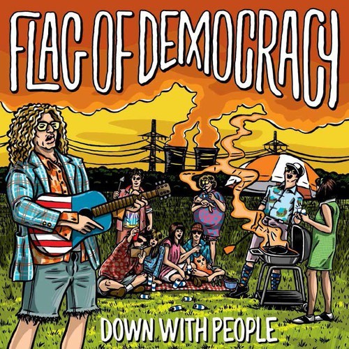Flag Of Democracy (Fod) - Down With People/Schneller! in the group OTHER / Övrigt /  at Bengans Skivbutik AB (3264384)