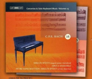 Bach Cpe/Miklos Spanyi/Opus X - Conc. Vol 15 And Solo Vol 15 in the group Externt_Lager /  at Bengans Skivbutik AB (3267011)
