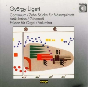 Ligeti György - Continuum 10 Stücke Für Bläserquin in the group Externt_Lager /  at Bengans Skivbutik AB (3335742)