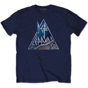 Def Leppard -  Men's Tee: Triangle Logo (L) in the group MERCH / T-Shirt / Summer T-shirt 23 at Bengans Skivbutik AB (3351388)