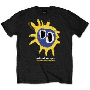 Primal Scream -  Men's Tee: Screamadelica Yellow (S) in the group OTHER / BW-T-shirts at Bengans Skivbutik AB (3351579)