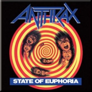 Anthrax - ANTHRAX FRIDGE MAGNET: STATE OF EUPHORIA in the group OTHER / Merch Various at Bengans Skivbutik AB (3368158)