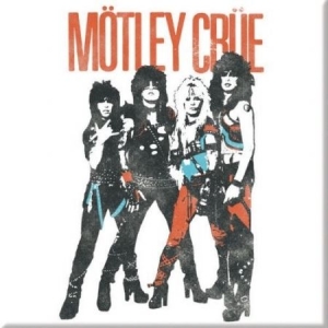 Mötley Crüe - Mötley Crüe Fridge Magnet: Vintage Wotld in the group OTHER / MK Test 1 at Bengans Skivbutik AB (3368164)
