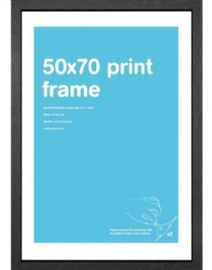 Ram/Frame - 50x70 Svart in the group CDON - Exporterade Artiklar_Manuellt / Tillbehör_Vinyl_CDON_Exporterade at Bengans Skivbutik AB (3404715)