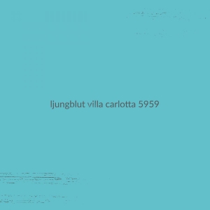 Ljungblut - Villa Carlotta 5959 in the group CD / Pop-Rock at Bengans Skivbutik AB (3460655)