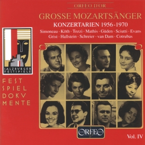 Mozart W A - Grosse Mozartsänger, Vol. 4 in the group Externt_Lager /  at Bengans Skivbutik AB (3489935)