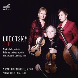 Mozart W A Schnittke Alfred - Lubotsky Trio. Mozart & Schnittke in the group Externt_Lager /  at Bengans Skivbutik AB (3509809)