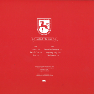 Altz.P - La Toue in the group VINYL / Dans/Techno at Bengans Skivbutik AB (3510759)