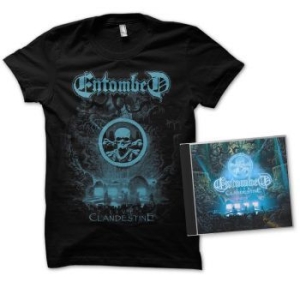 Entombed - Clandestine - Live (Cd+Tst) - L in the group CD / Hårdrock,Svensk Folkmusik at Bengans Skivbutik AB (3522723)