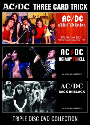 Ac/Dc - Three Card Trick (3 Dvd Documentary in the group OUR PICKS / Weekly Releases / Week 13 / MUSIC DVD W.13 at Bengans Skivbutik AB (3531177)