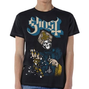 Ghost - GHOST MEN'S TEE: PAPA OF THE WORLD in the group MERCH / T-Shirt / Summer T-shirt 23 at Bengans Skivbutik AB (3595964r)