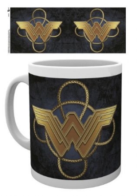 Wonder Woman - Wonder Woman Gold Logo Mug in the group Julspecial19 at Bengans Skivbutik AB (3596729)