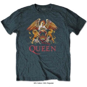 Queen - Queen Men's Tee: Classic Crest in the group Minishops / Queen at Bengans Skivbutik AB (3619722)