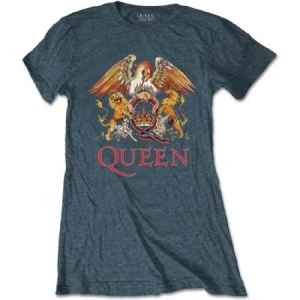 Queen - Queen Ladies Tee: Classic Crest in the group Minishops / Queen at Bengans Skivbutik AB (3619723)