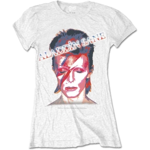 David Bowie - Aladdin Sane Lady Wht    in the group MERCHANDISE / T-shirt / Pop-Rock at Bengans Skivbutik AB (3619740)