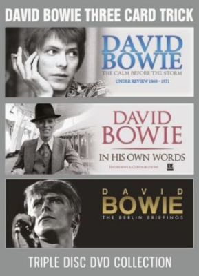 Bowie David - Three Card Trick (3 Dvd Documentary in the group OTHER / Music-DVD & Bluray at Bengans Skivbutik AB (3624445)