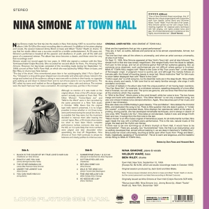 Nina Simone - At Town Hall in the group VINYL / Jazz/Blues at Bengans Skivbutik AB (3630870)