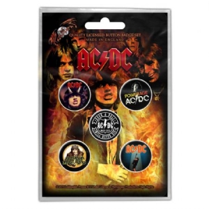 AC/DC - AC/DC BUTTON BADGE PACK: HIGHWAY TO HELL in the group Minishops / AC/DC at Bengans Skivbutik AB (3640988)