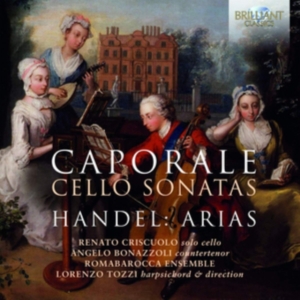Caporale Andrea Handel G F - Cello Sonatas & Arias in the group Externt_Lager /  at Bengans Skivbutik AB (3645556)