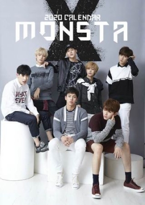 Monsta X - MONSTA X 2020 Unofficial Calendar in the group MERCHANDISE / Merch / K-Pop at Bengans Skivbutik AB (3649681)