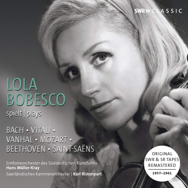 Various - Lola Bobesco Plays Bach, Vitali, Va in the group CD / Klassiskt at Bengans Skivbutik AB (3666034)