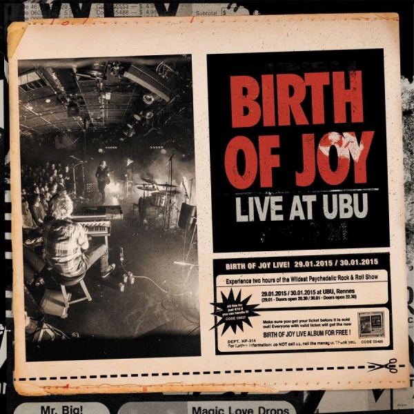 Birth Of Joy - Live At Ubu in the group CD / Bestsellers at Bengans Skivbutik AB (3669331)
