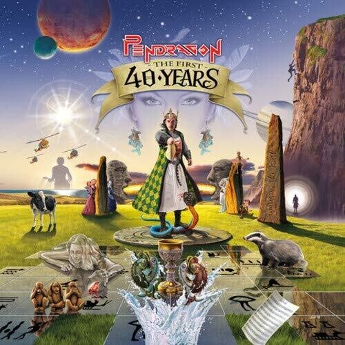 Pendragon - First 40 Years Box (+Bok) in the group CD / Rock at Bengans Skivbutik AB (3669368)