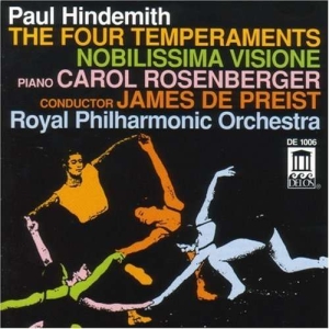 Hindemith Paul - Four Temperaments Nobilissima Visi in the group Externt_Lager /  at Bengans Skivbutik AB (3677254)