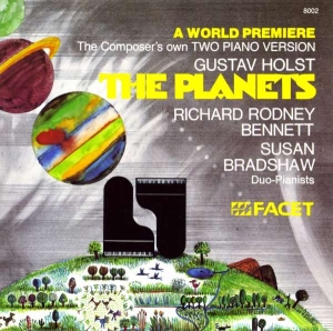 Bennett Richard Rodney Bradshaw Su - The Planets (2 Piano Version) in the group CD / Klassiskt at Bengans Skivbutik AB (3677318)