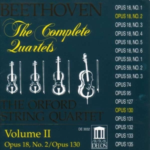 Beethoven Ludwig Van - String Quartets Vol Ii in the group Externt_Lager /  at Bengans Skivbutik AB (3677366)
