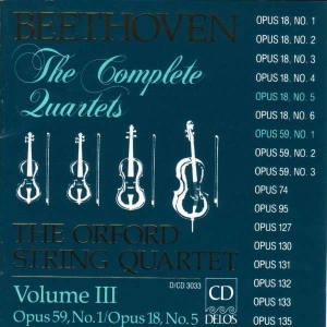 Beethoven Ludwig Van - String Quartets Vol Iii in the group Externt_Lager /  at Bengans Skivbutik AB (3677367)