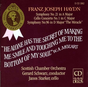 Haydn Franz Joseph - Symphonies 21 & 96 Cello Concerto in the group Externt_Lager /  at Bengans Skivbutik AB (3677388)