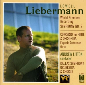 Liebermann Lowell - Symphony No 2 Concerto For Flute in the group Externt_Lager /  at Bengans Skivbutik AB (3677508)