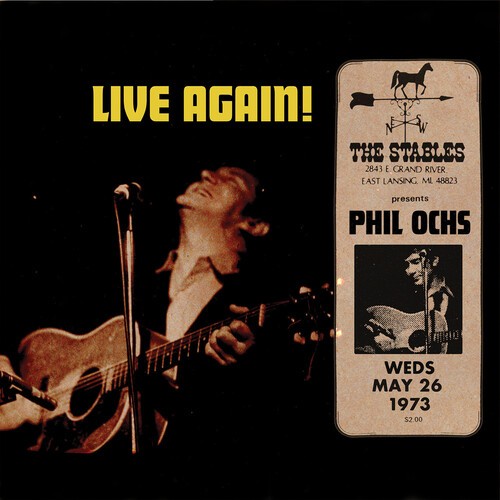 Phil Ochs - Live Again! Recorded Saturday May 2 in the group CD / Pop at Bengans Skivbutik AB (3691790)