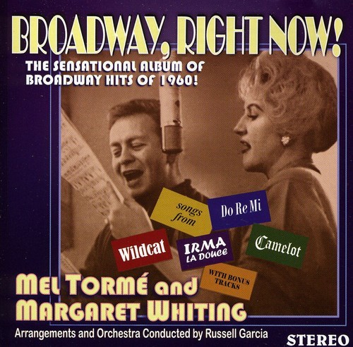 Mel Torme & Margaret Whiting - Broadway, Right Now ! in the group CD / Bestsellers at Bengans Skivbutik AB (3701014)