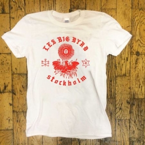 Les Big Byrd - T-shirt Stockholm, white in the group Minishops / Les Big Byrd at Bengans Skivbutik AB (3702494)