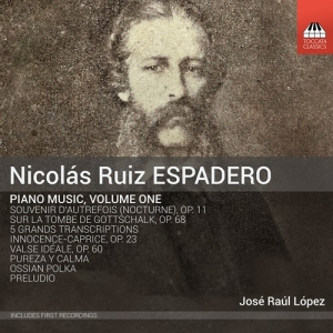Espadero Nicolás Ruiz - Piano Music, Vol. 1 in the group Externt_Lager /  at Bengans Skivbutik AB (3703893)