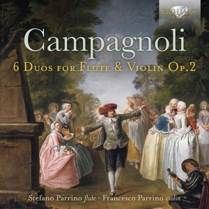 Campagnoli Bartolomeo - 6 Duos For Flute And Violin, Op.2 in the group Externt_Lager /  at Bengans Skivbutik AB (3704323)