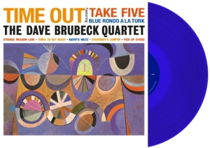 Dave Brubeck Quartet - Time Out (Blue Vinyl) in the group OTHER / -Start SVSN at Bengans Skivbutik AB (3712877)