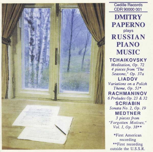 Various - Russian Piano Music in the group Externt_Lager / at Bengans Skivbutik AB (3734580)