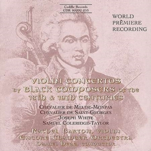 Various - Violin Concertos By Black Composers in the group Externt_Lager /  at Bengans Skivbutik AB (3734618)