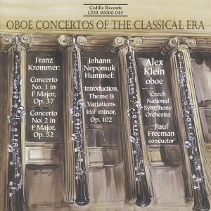 Krommer/Hummel - Oboe Concertos in the group Externt_Lager /  at Bengans Skivbutik AB (3734628)